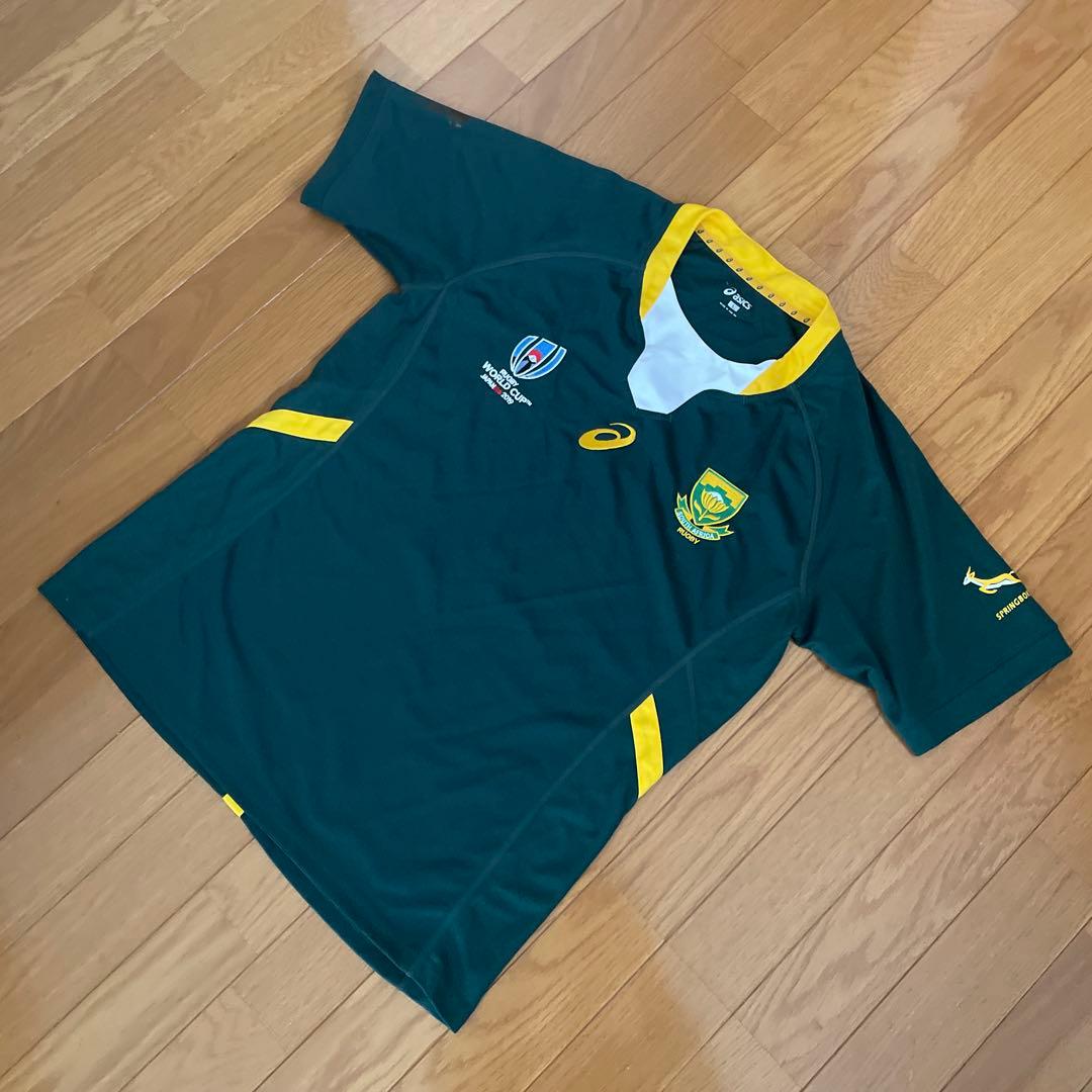 南アフリカ代表 ラグビーワールドカップ 2019 ジャージ 半袖ウェア Tシャツ