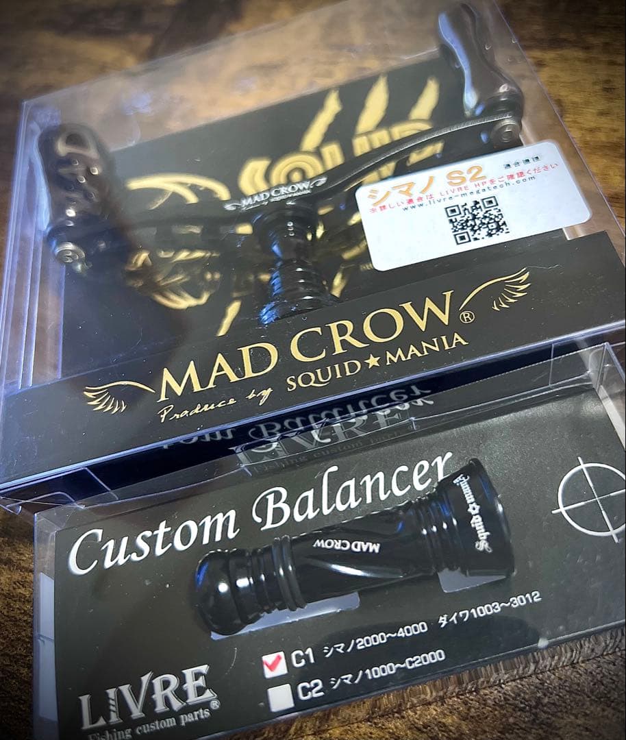 リブレ LIVRE スクイッドマニア MAD CROW wing100 シマノ用