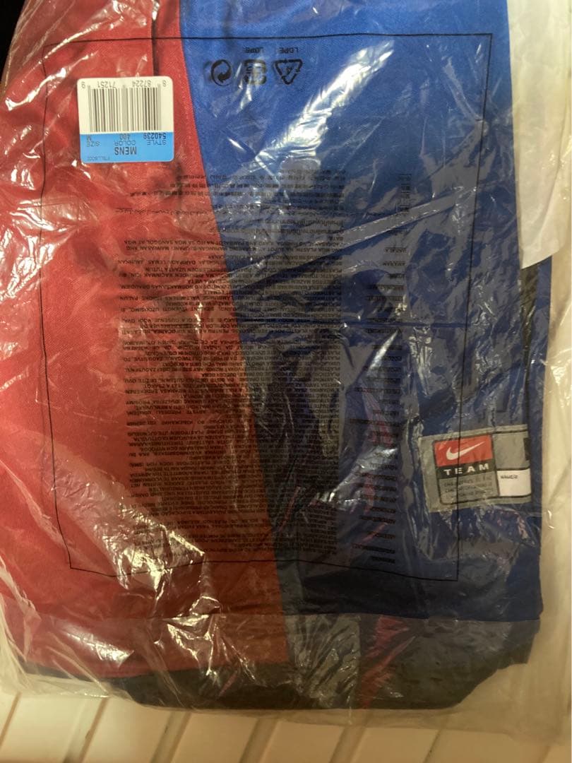 NIKE バルセロナ　ユニホーム　US Mサイズ　未開封品