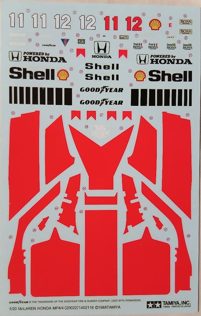 Mclaren HONDA MP 4/4＋DETAL-UP SET