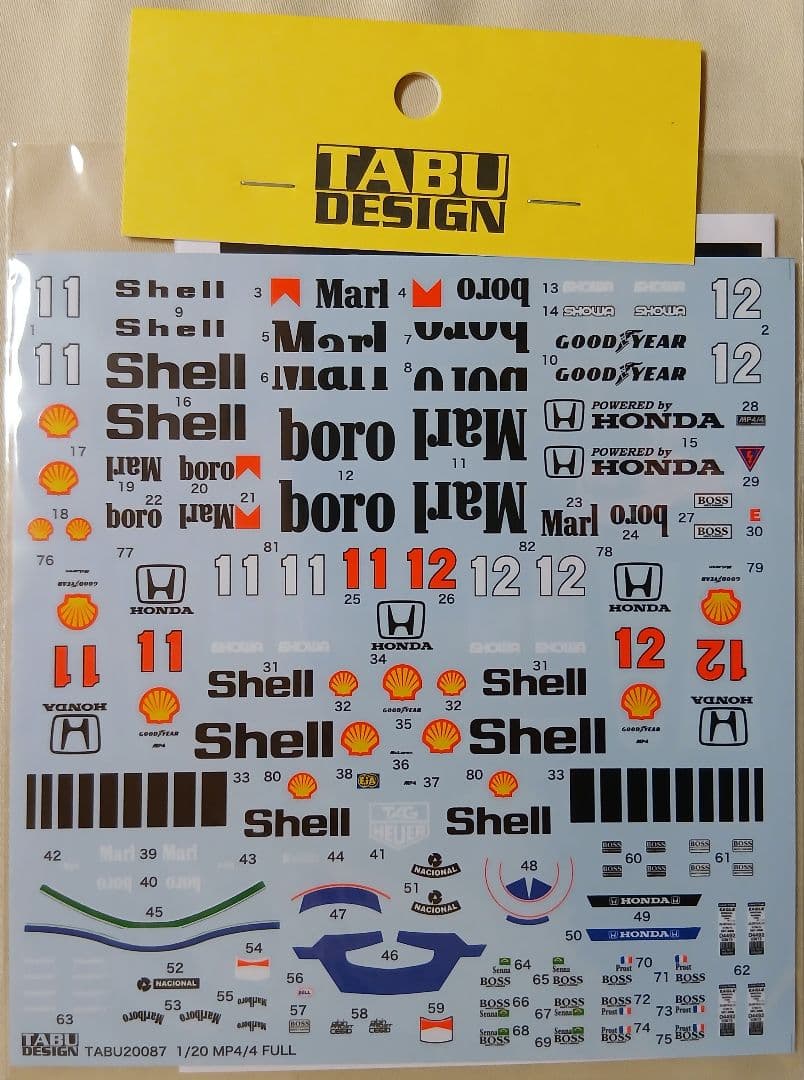 Mclaren HONDA MP 4/4＋DETAL-UP SET
