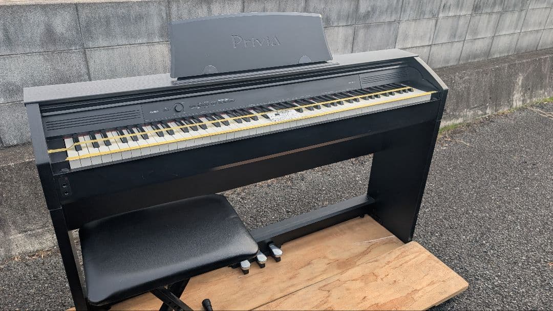 送料込み CASIO privia 電子ピアノ PX-750 2014年製激美品