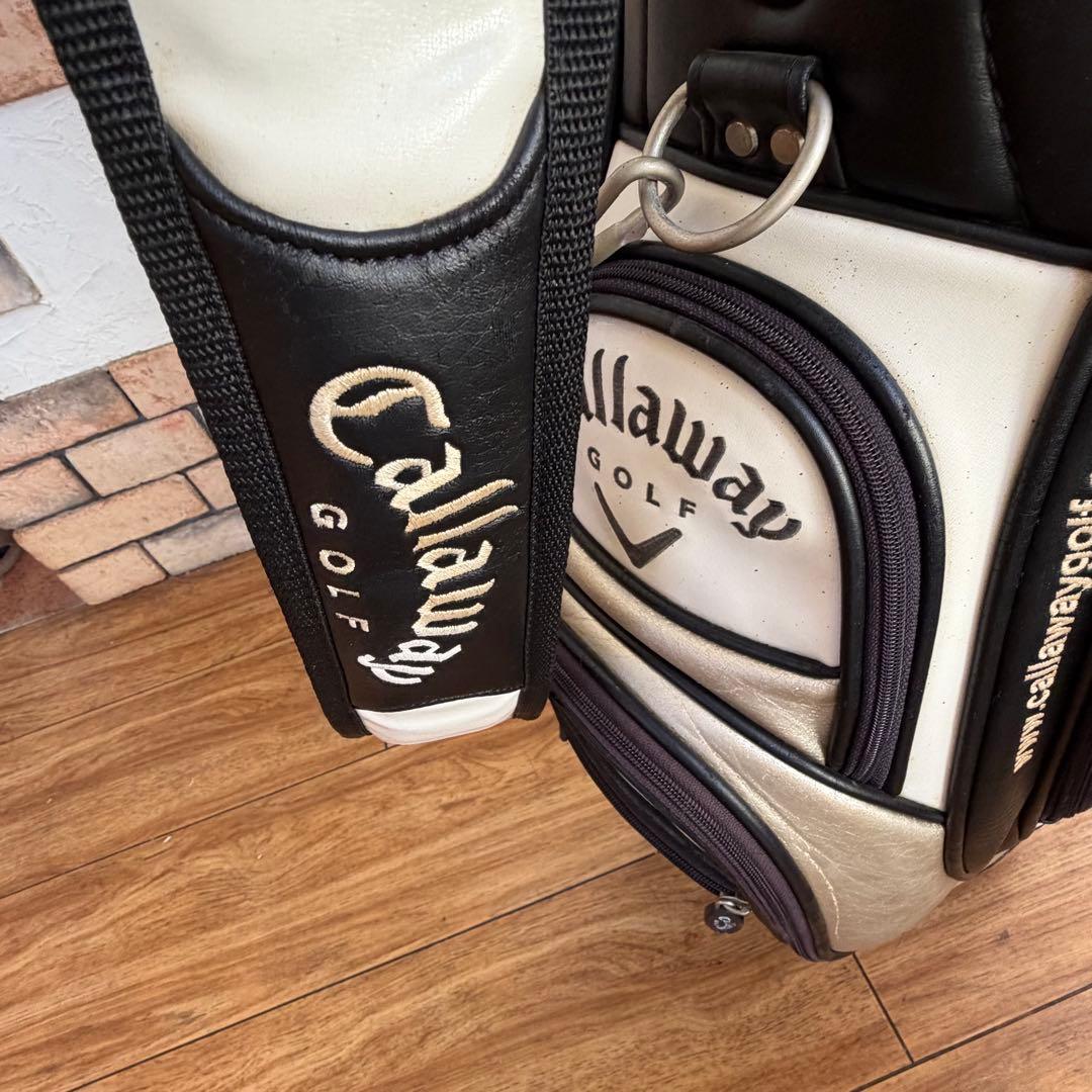 Callaway キャロウェイ レザー キャディバッグ ゴルフバッグ ゴルフ用品