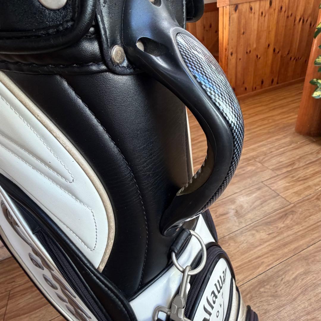 Callaway キャロウェイ レザー キャディバッグ ゴルフバッグ ゴルフ用品