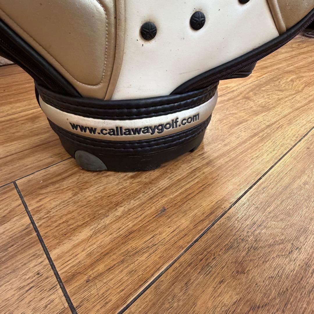 Callaway キャロウェイ レザー キャディバッグ ゴルフバッグ ゴルフ用品
