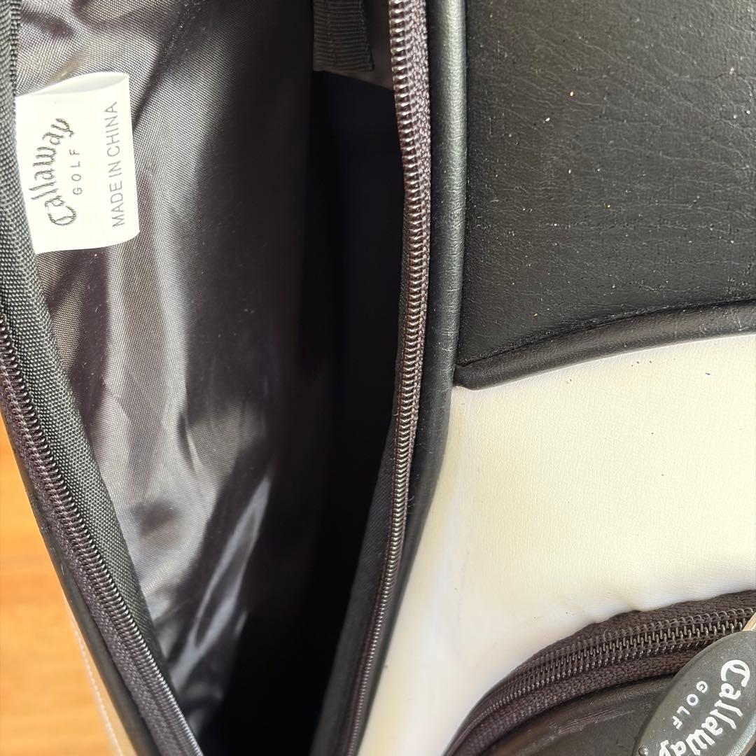 Callaway キャロウェイ レザー キャディバッグ ゴルフバッグ ゴルフ用品