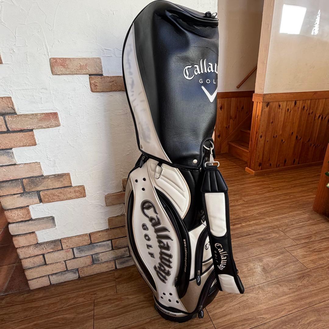 Callaway キャロウェイ レザー キャディバッグ ゴルフバッグ ゴルフ用品