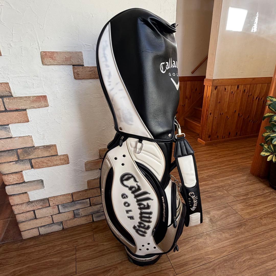Callaway キャロウェイ レザー キャディバッグ ゴルフバッグ ゴルフ用品
