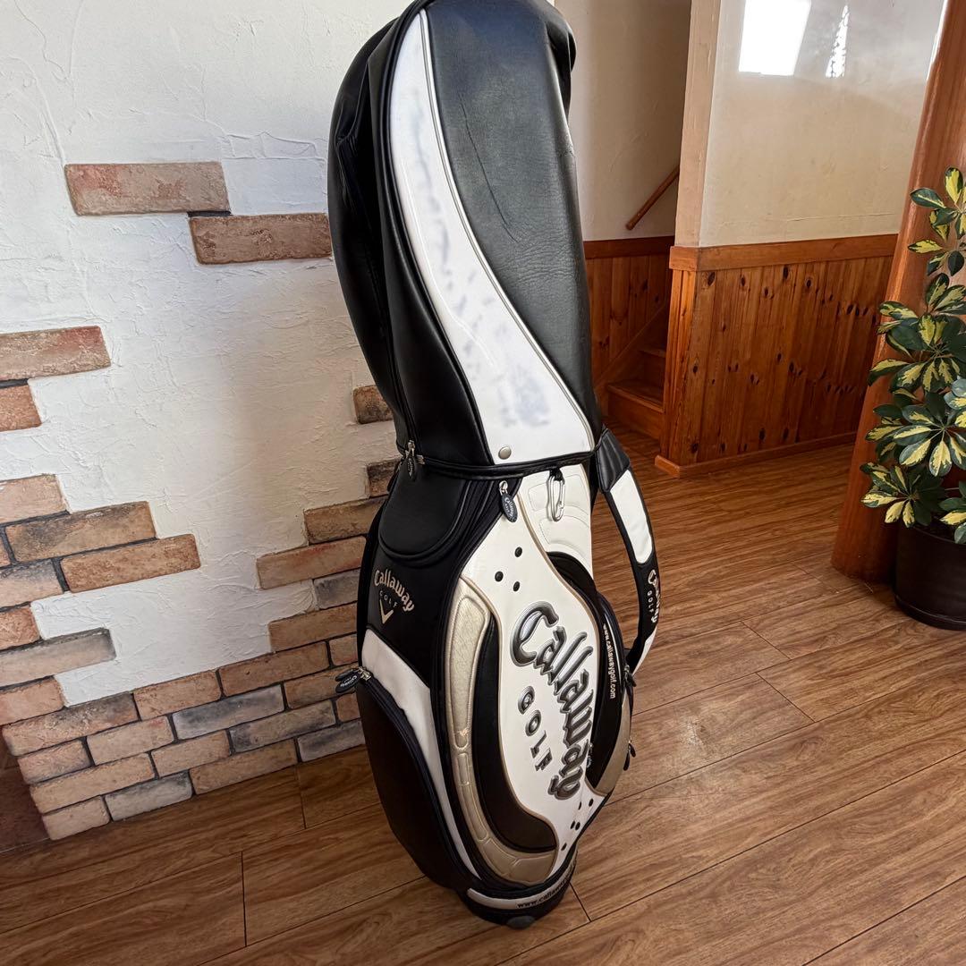 Callaway キャロウェイ レザー キャディバッグ ゴルフバッグ ゴルフ用品