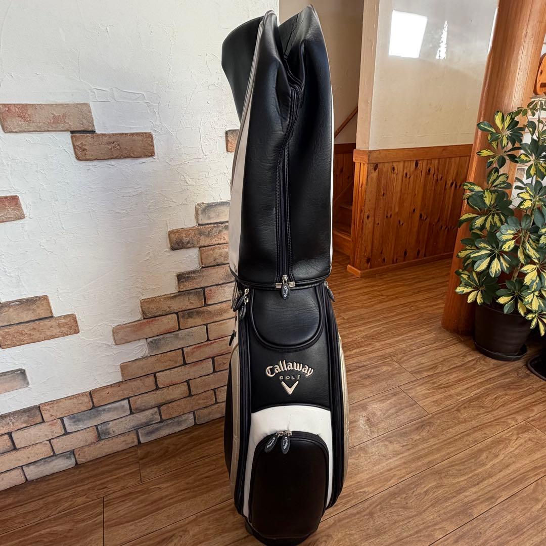 Callaway キャロウェイ レザー キャディバッグ ゴルフバッグ ゴルフ用品