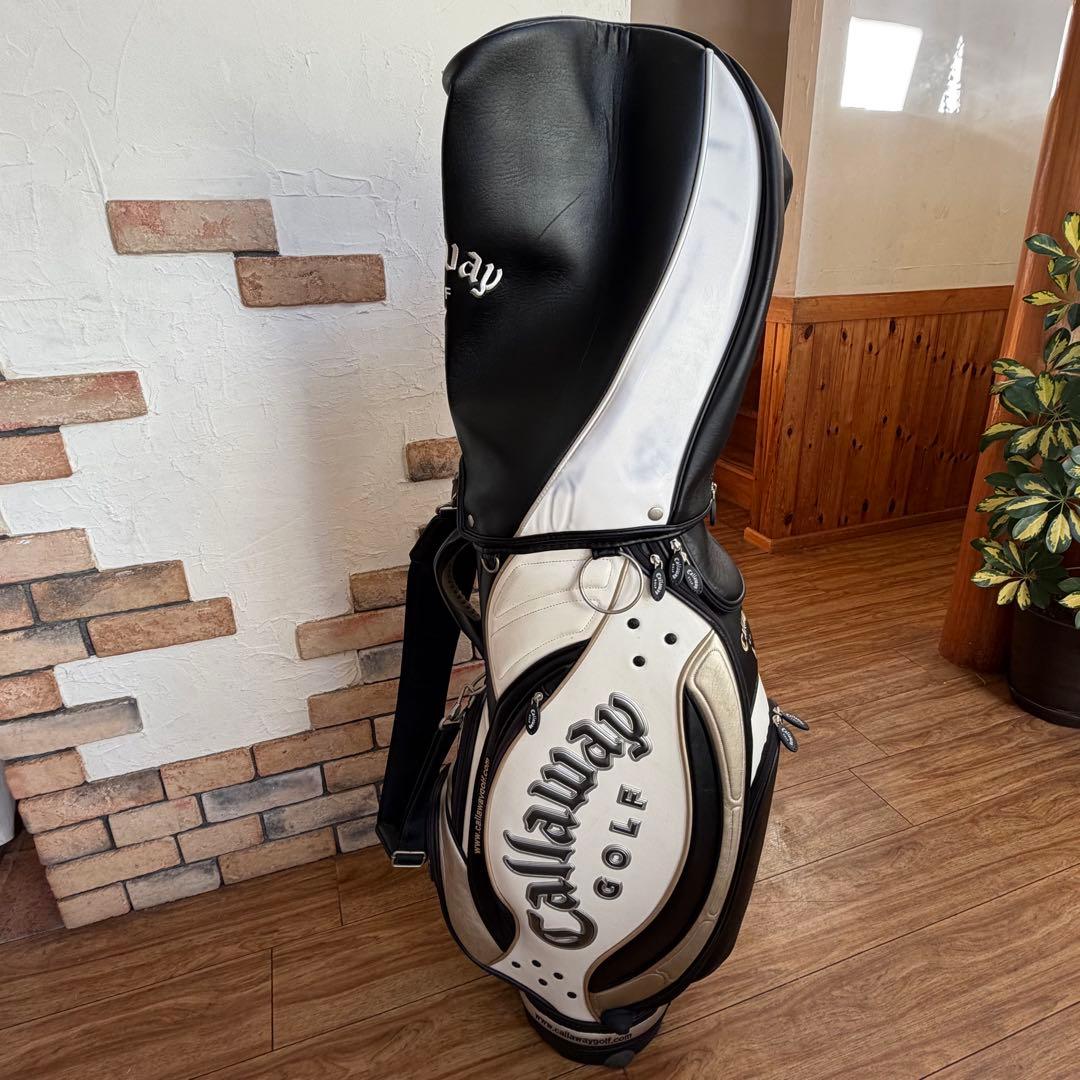 Callaway キャロウェイ レザー キャディバッグ ゴルフバッグ ゴルフ用品