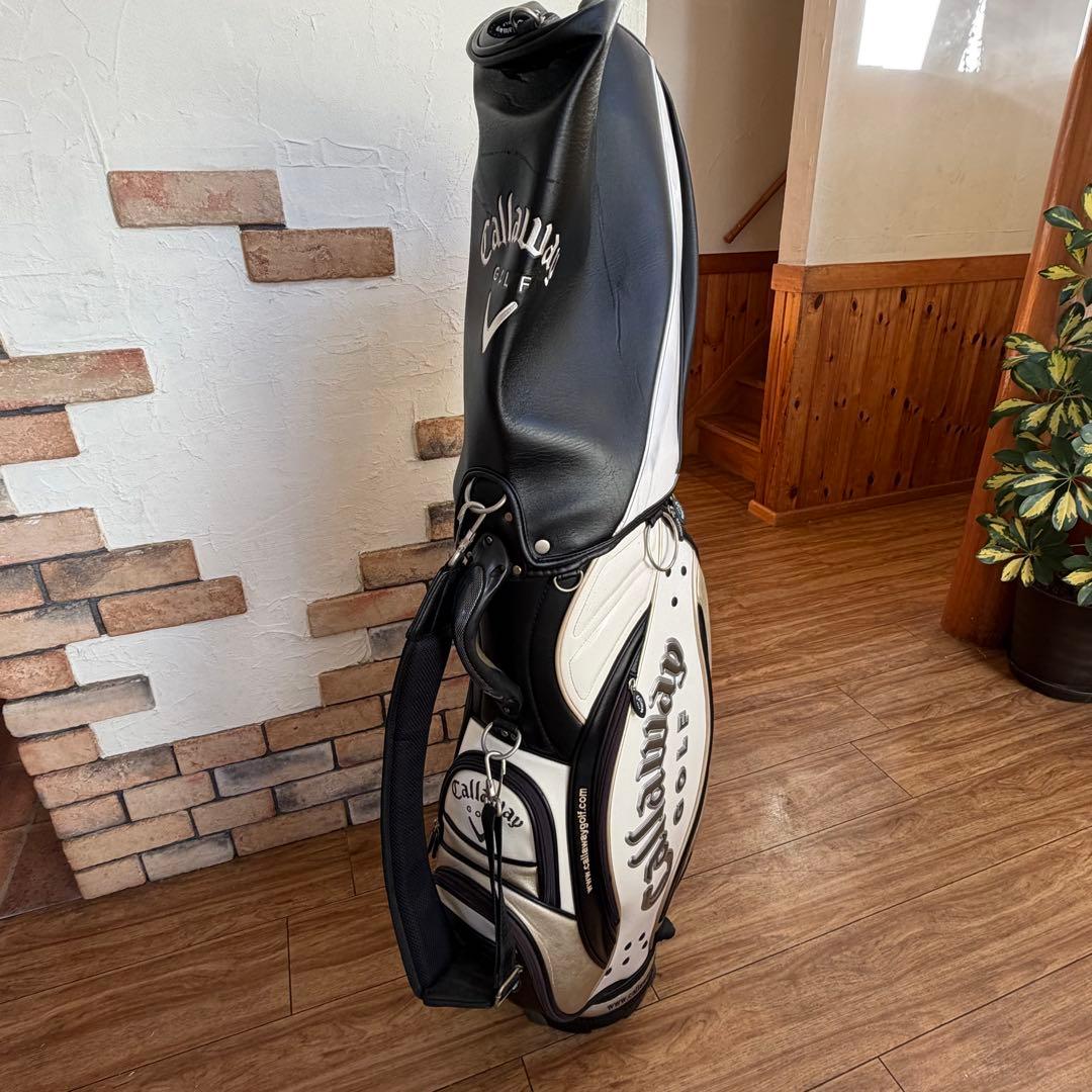 Callaway キャロウェイ レザー キャディバッグ ゴルフバッグ ゴルフ用品