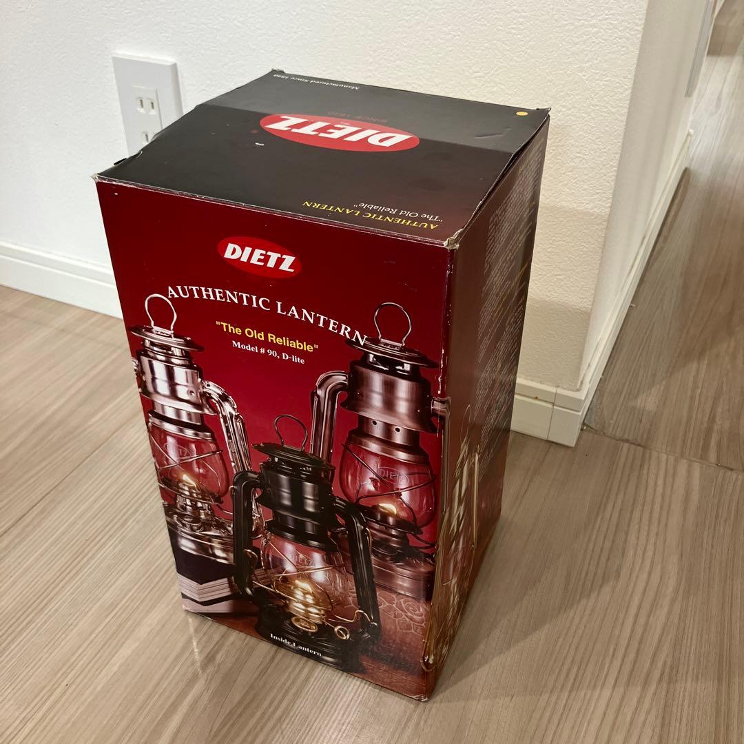 DIETZ デイツ ハリケーンランタン D90ブラス 新品ケース付き　替え芯付き