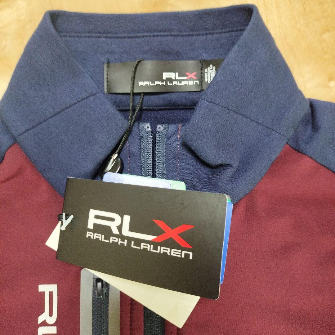 RLX Ralph Lauren フルジップ ベスト US XS ボルドー