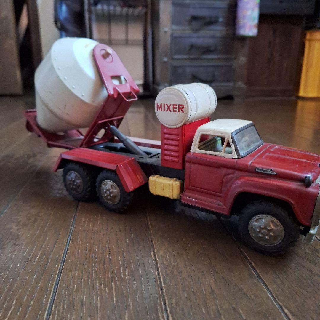 ブリキ　ミキサー車　日本製