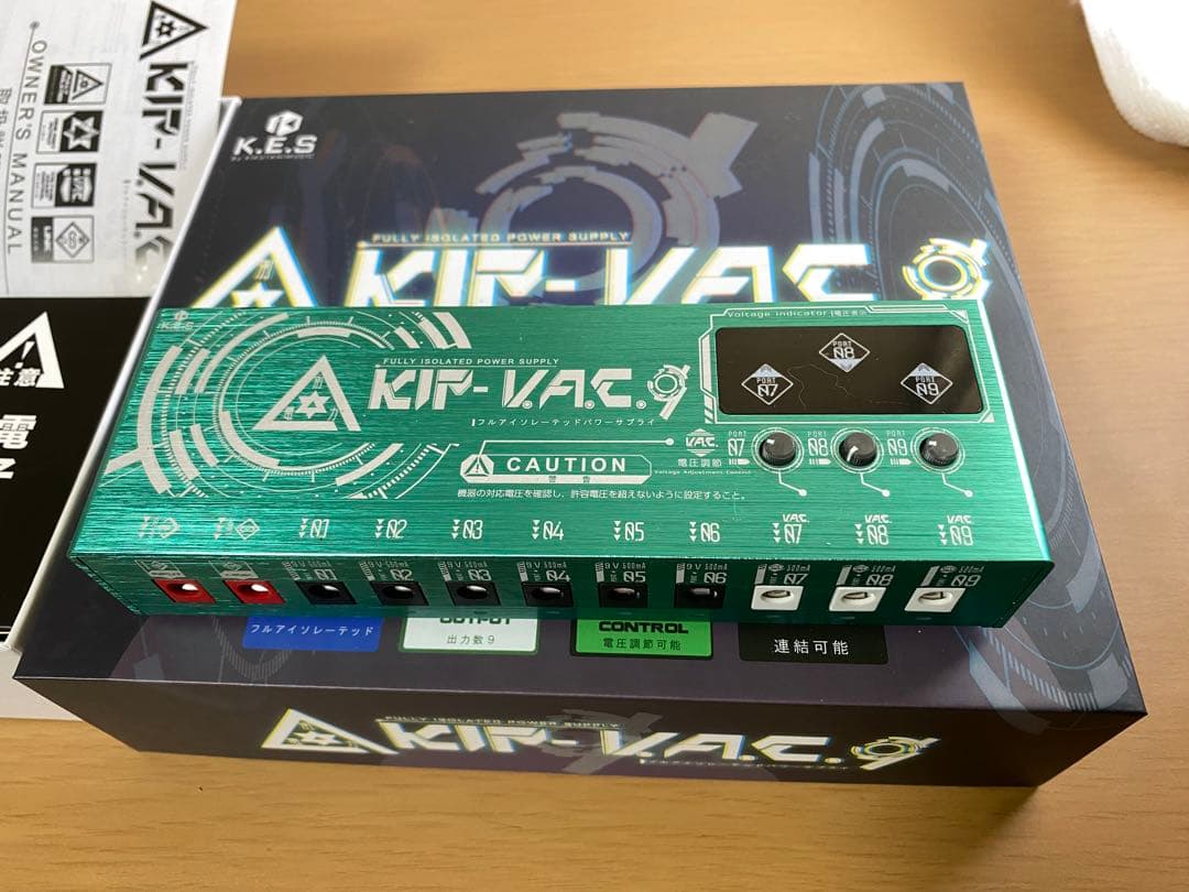 K.E.S KIP-V.A.C.9 エフェクター用パワーサプライ