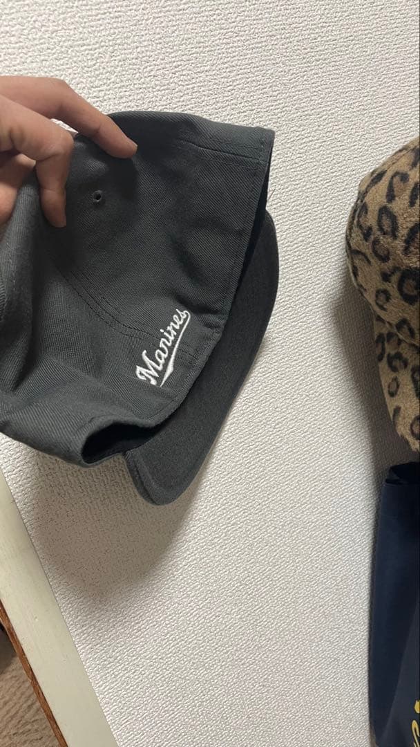 New era 千葉ロッテマリーンズ　7 7/8 グレー