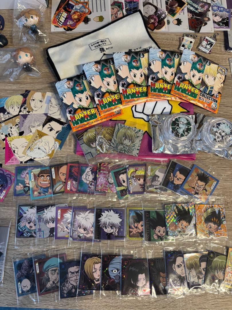 超豪華アニメグッズ大量まとめ売り ハンターハンター ジョジョ ポケモン 鬼滅 他