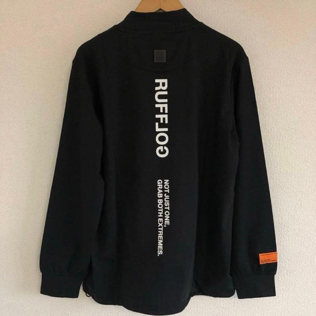 ラフロッグ RUFFLOG WM MOCK NECK BLACKモックネック
