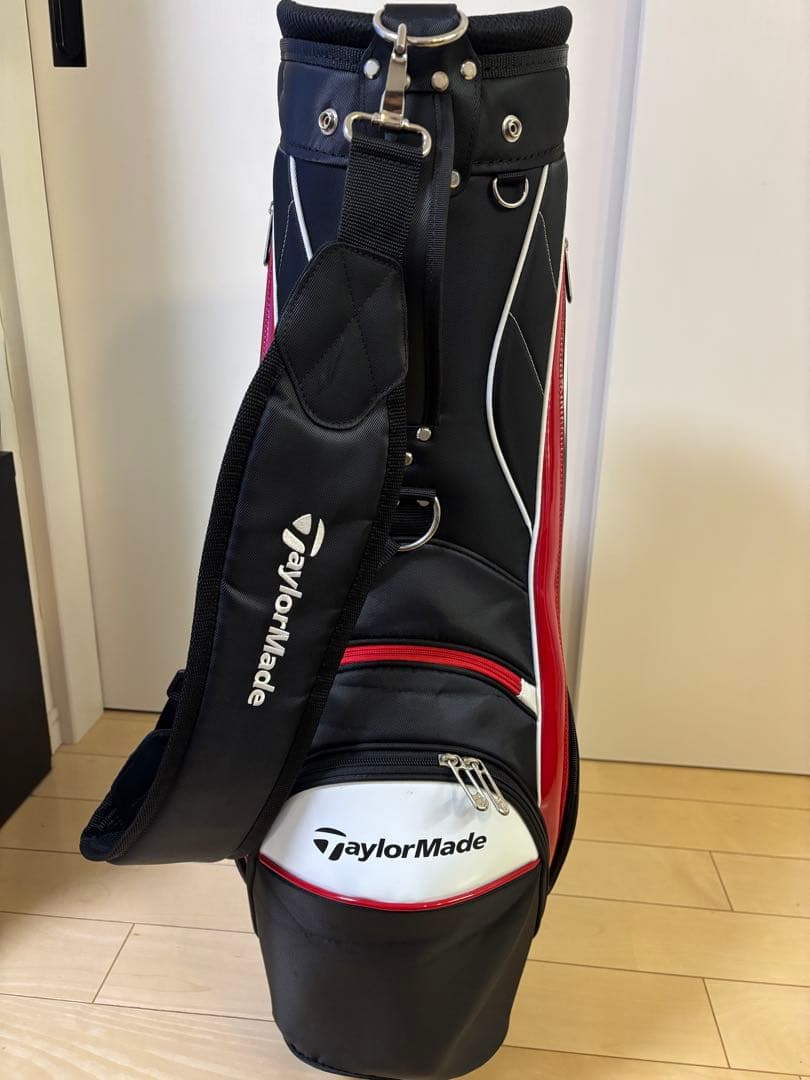 【美品】TaylorMade テーラーメイド　キャディバッグ ブラック