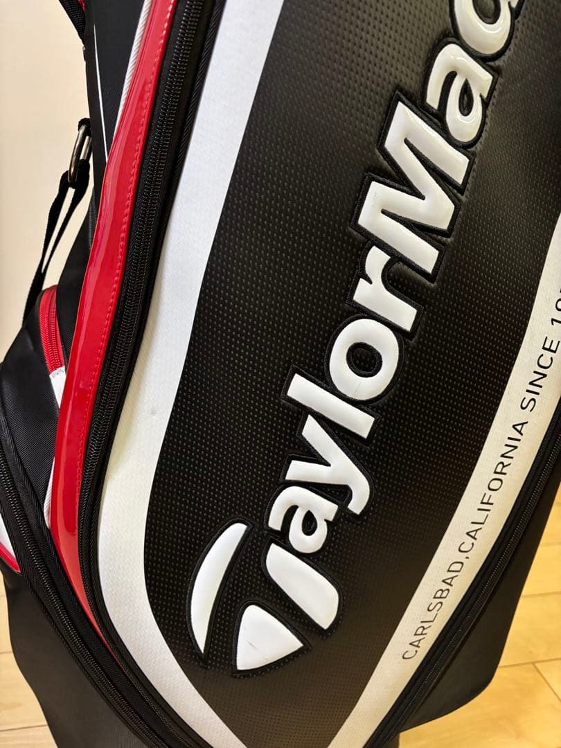 【美品】TaylorMade テーラーメイド　キャディバッグ ブラック
