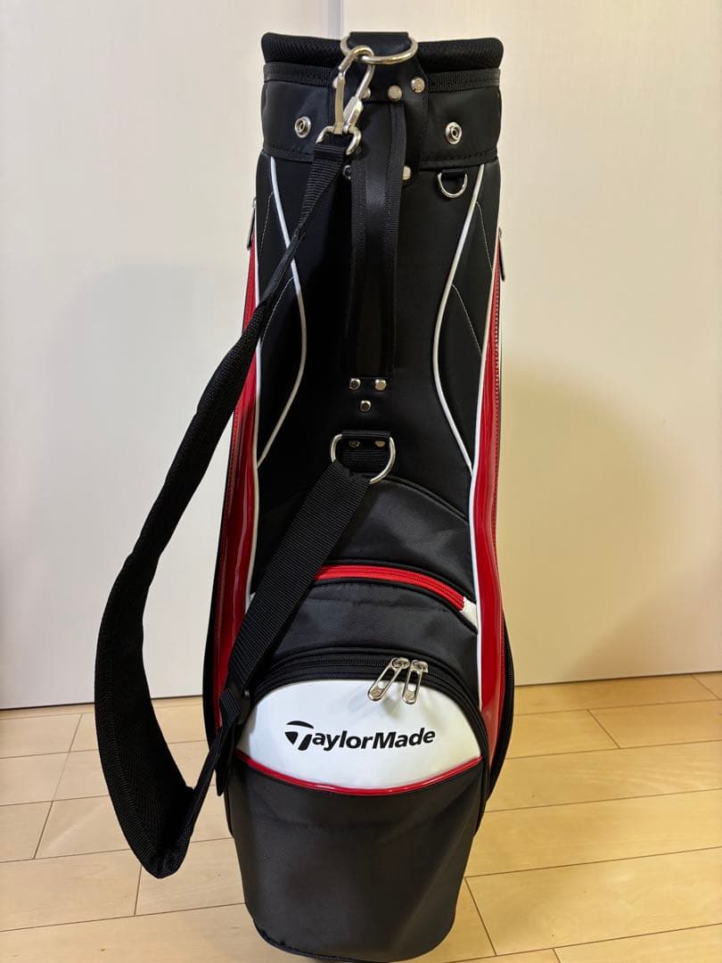 【美品】TaylorMade テーラーメイド　キャディバッグ ブラック