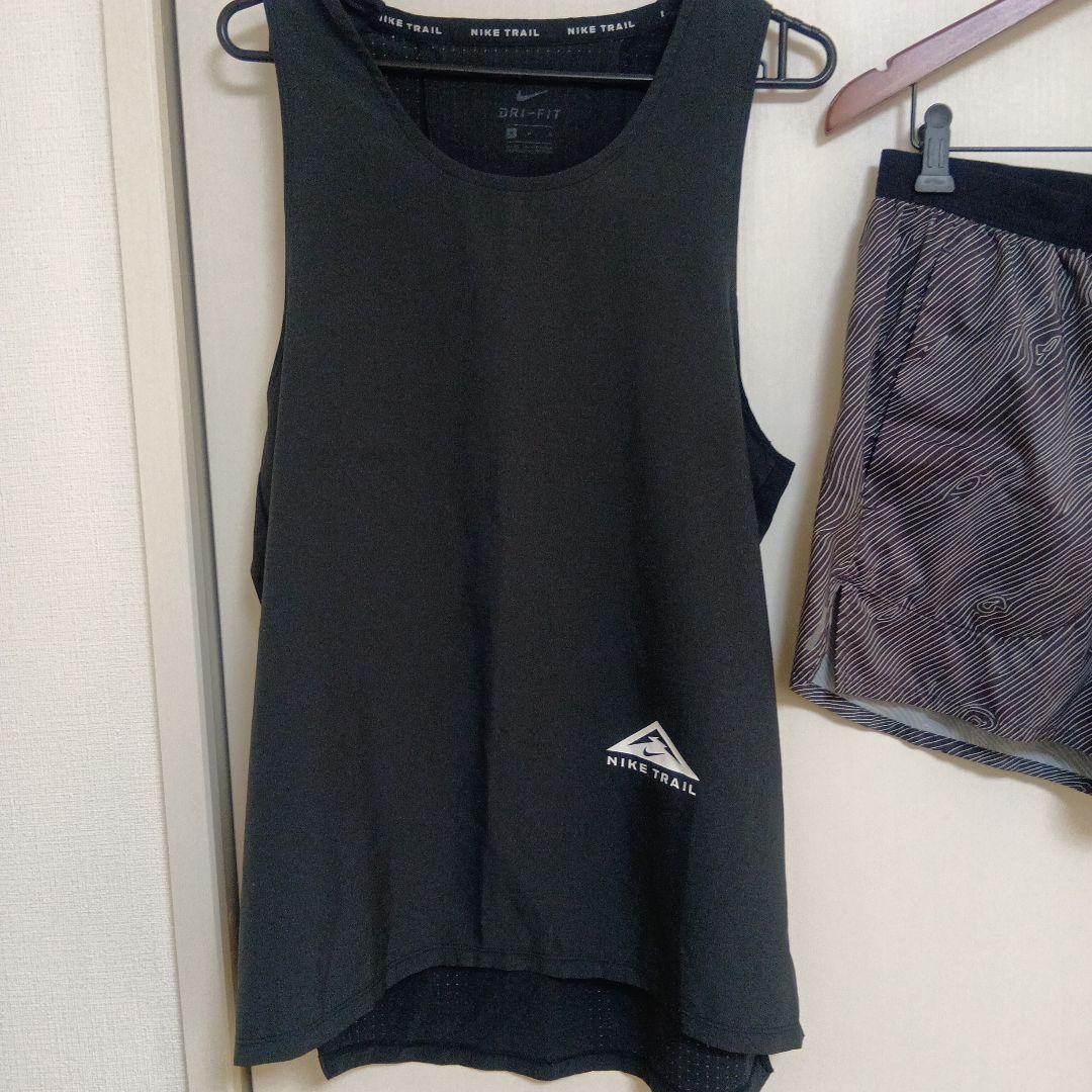 NIKE ナイキトレイル シングレット タイツ　ランパン　上下セット Мサイズ