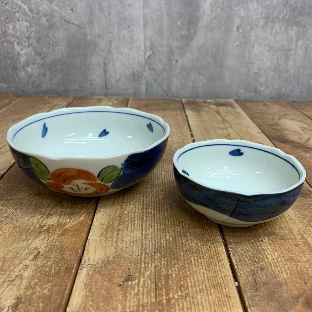 D-5 【未使用・木箱入り】特選 器 煮物鉢＆小鉢 ペア5客セット（計10点）