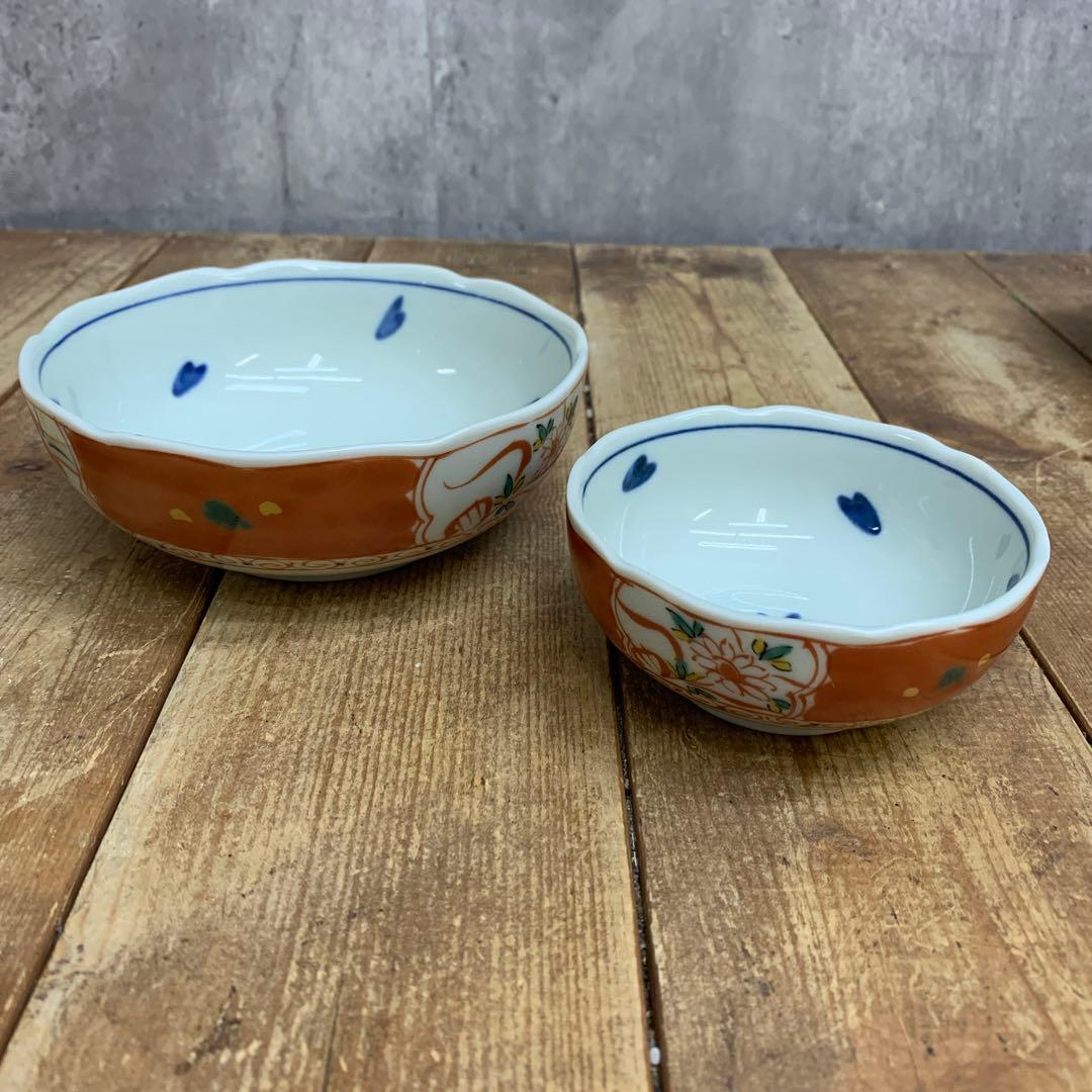 D-5 【未使用・木箱入り】特選 器 煮物鉢＆小鉢 ペア5客セット（計10点）