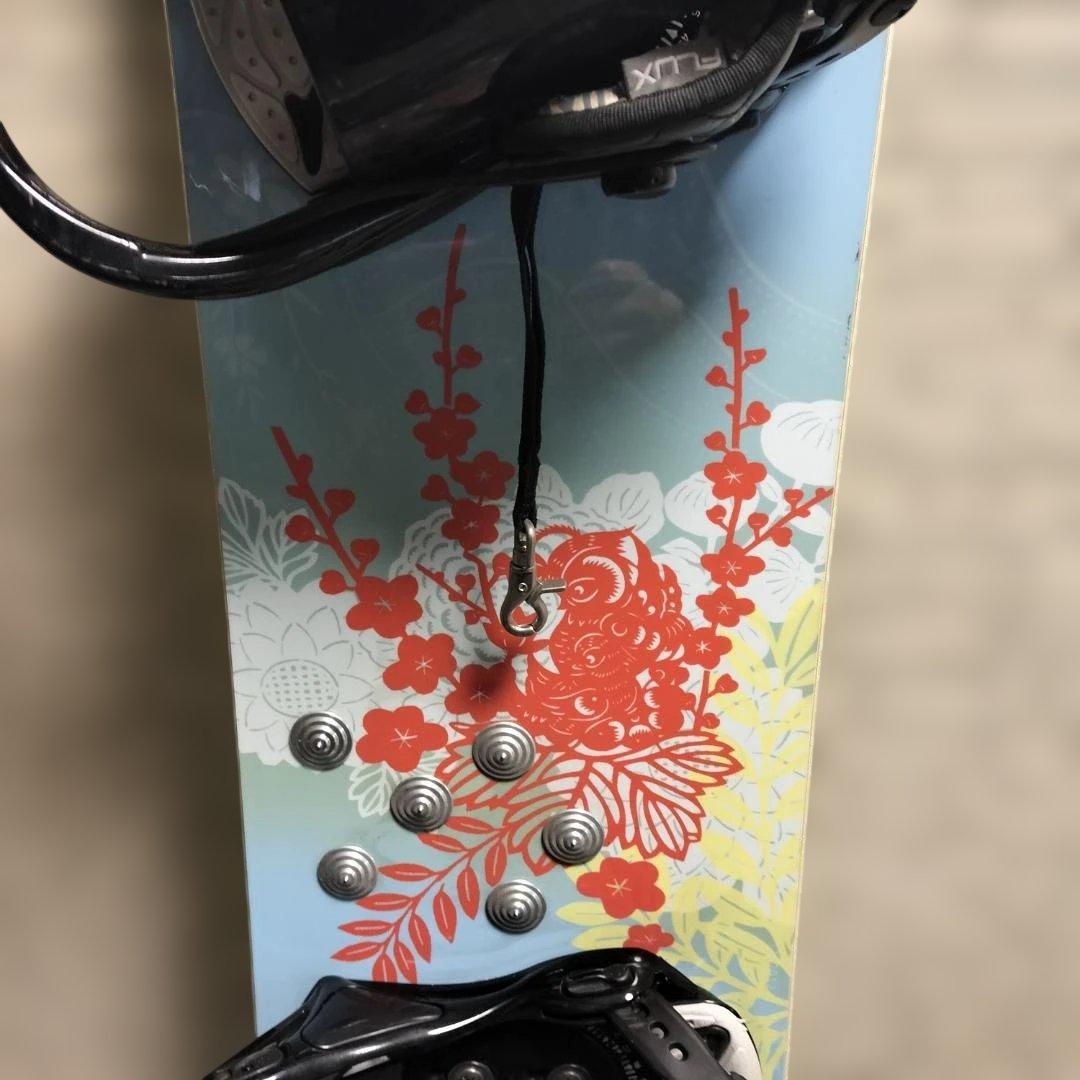 【3点セット】BURTON Feather 139cm FLUX ビンディング