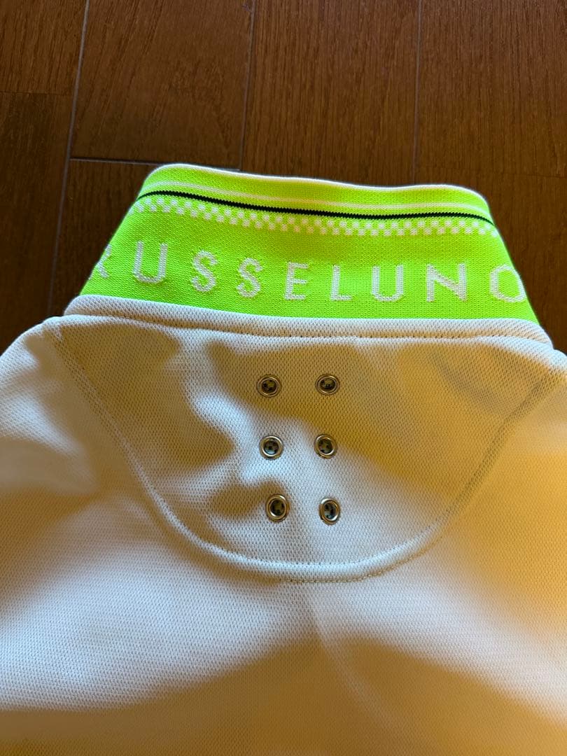 RUSSELUNO ポロシャツ白 XL相当