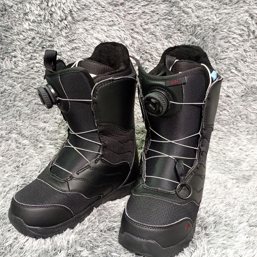 美品　BURTON　バートン　スノボブーツ　mint BOA 23cmミントボア