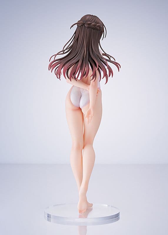 彼女、お借りします　水原千鶴 桃色ラインの競泳水着Ver. ホビージャパン