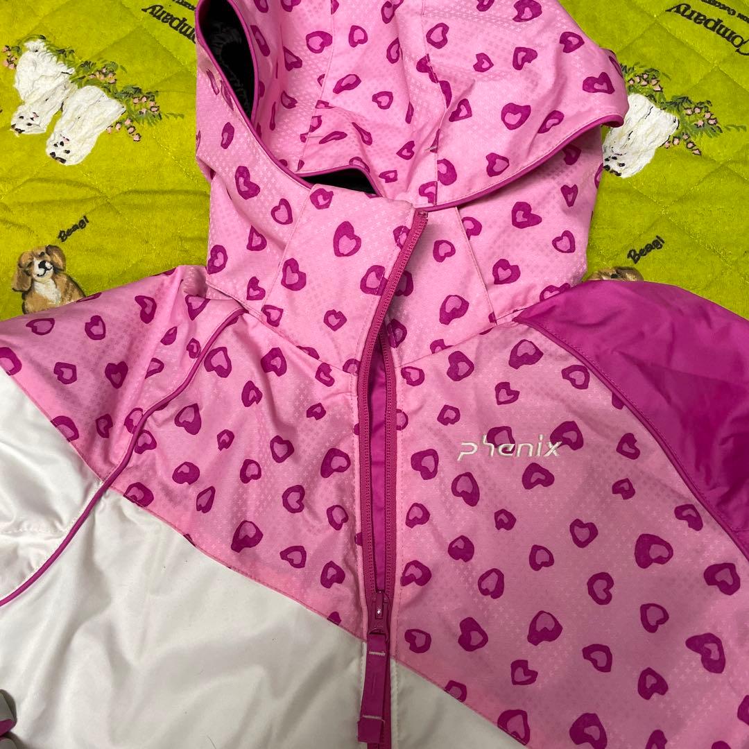 【美品】フェニックス スキーウェア上下セット150cm手袋付き