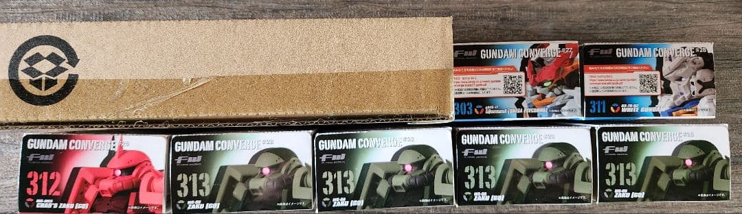FW ガンダム コンバージ CORE 赤いガンダム 他　プレミアムバンダイ限定