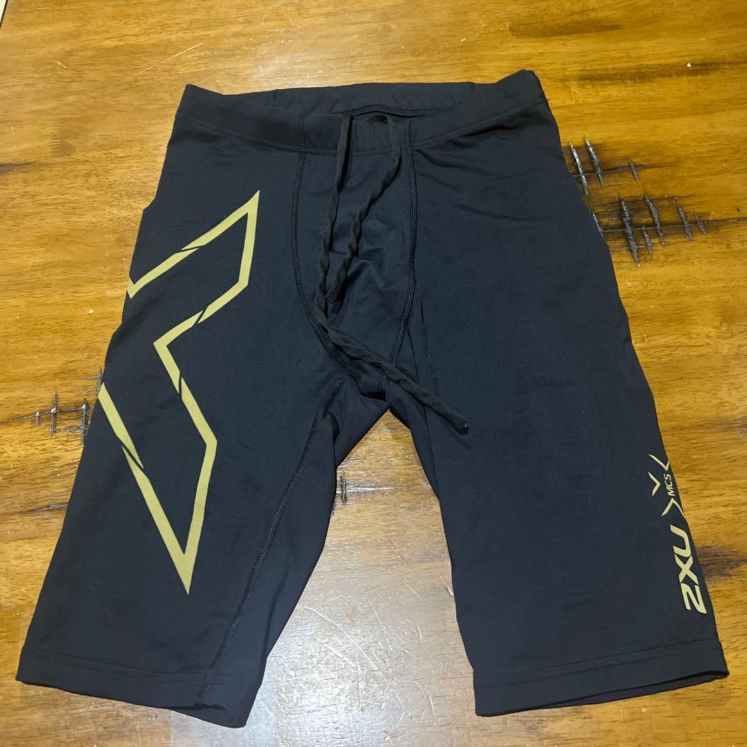 2XU 黒 陸上用パンツ