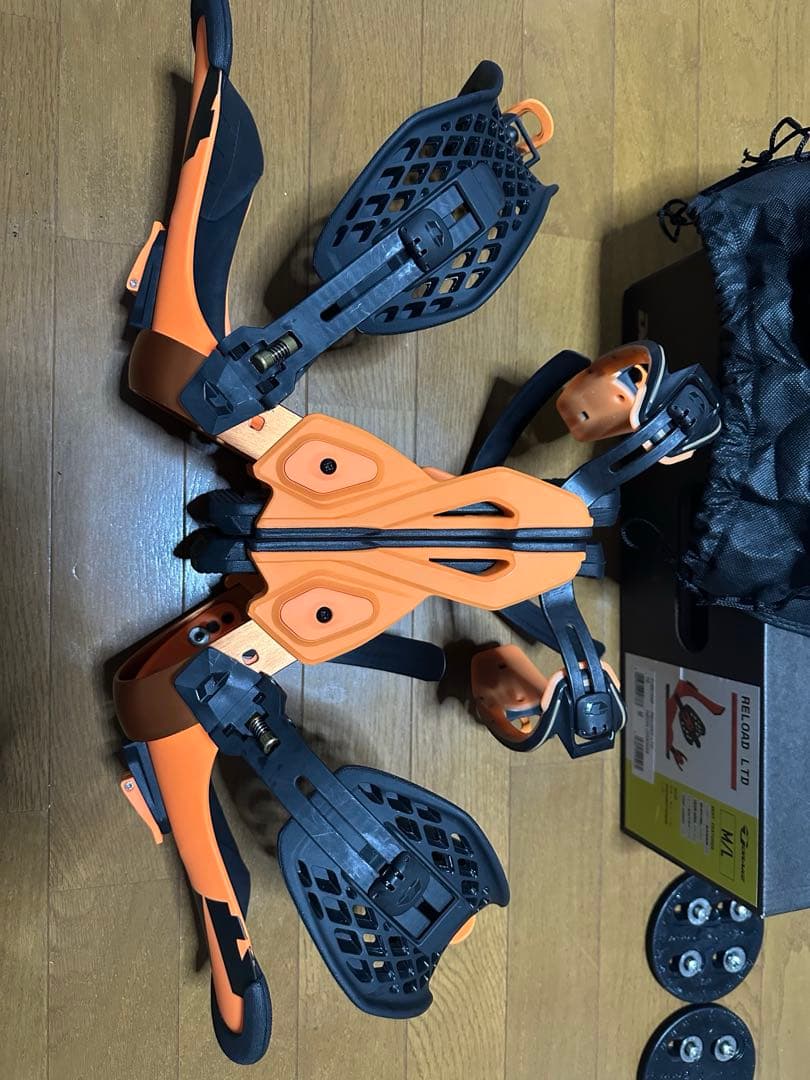 DRAKE RELOAD LTD スノーボードビンディング M/L オレンジ