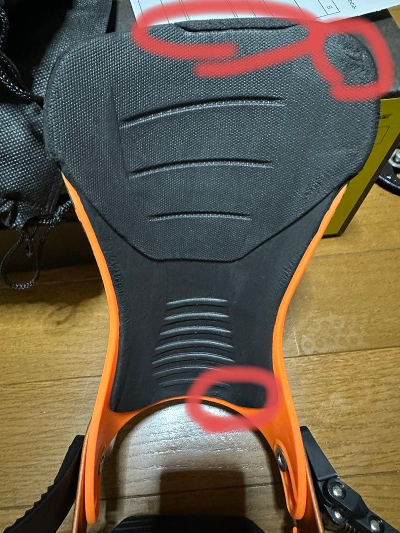 DRAKE RELOAD LTD スノーボードビンディング M/L オレンジ