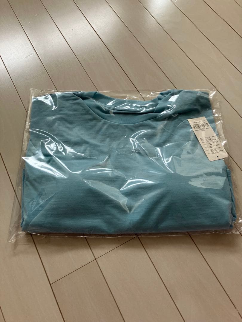 新品　スカーラ エンボスTee 水色　M ホットヨガ　SUKALA ピラティス