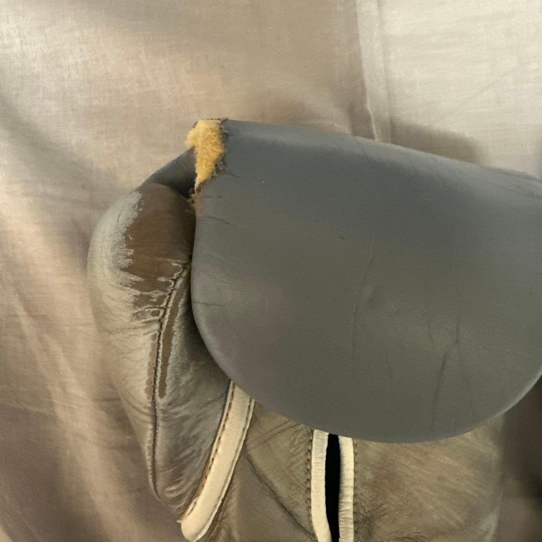 Winning グレー　シルバー　8oz ボクシンググローブ