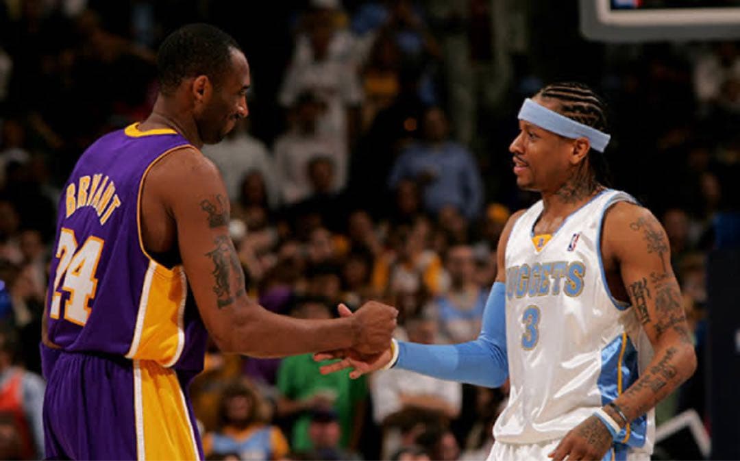 NBA Kobe Bryant Allen Iverson Tシャツ　LL