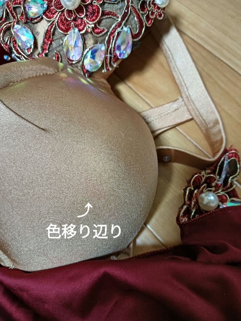 ベリーダンス♡レッド オリエンタル衣装 ＆レッスン着＆アクセサリー