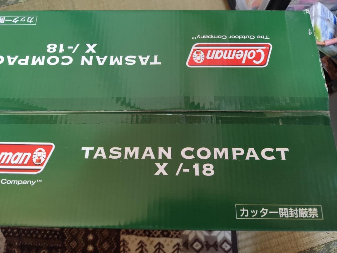 ☆格安！新品　未使用品　寝袋 コールマン　タスマンコンパクト　ｘ/-18　地震