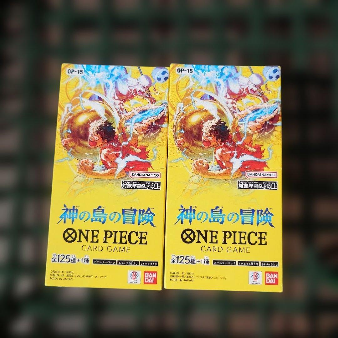 ★新品・未開封・テープ付　神の島の冒険 ONE PIECE ワンピース　2BOX