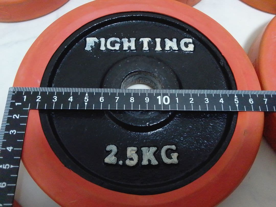 ファイティングロード ラバー付 ダンベル 合計約20kg 28mm セット