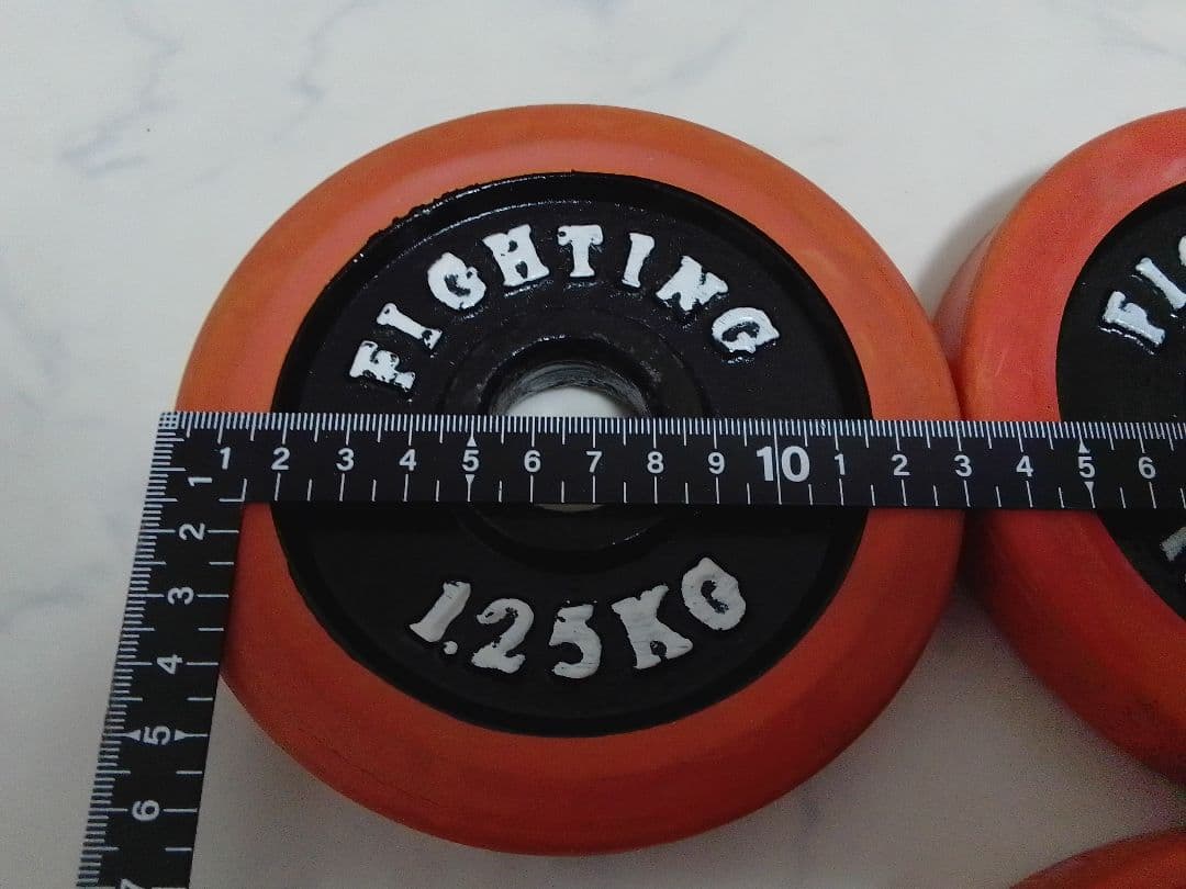 ファイティングロード ラバー付 ダンベル 合計約20kg 28mm セット