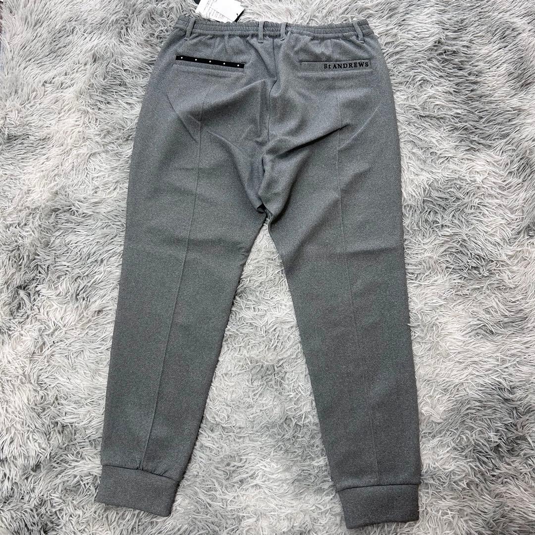 新品　セントアンドリュース　パンツ　ジョガー　ストレッチ　ウエストゴム　グレー