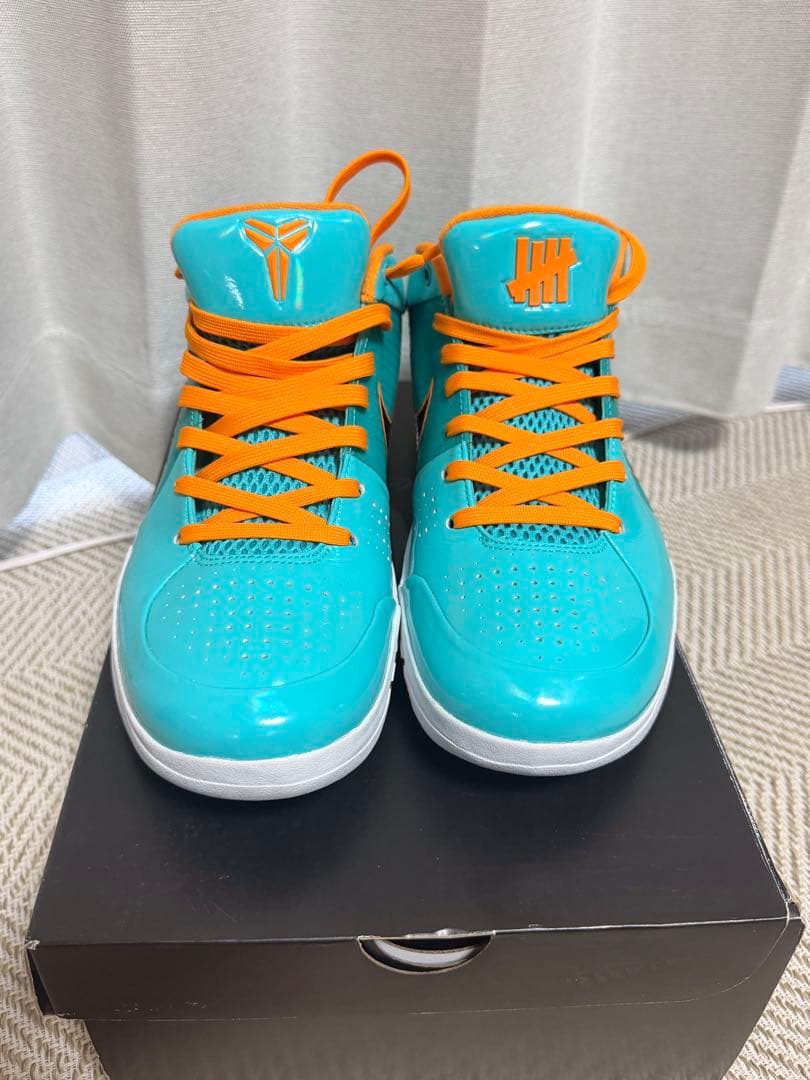 シューズ(男性用) UNDEFEATED Nike Kobe 4 Protro Hyper Jade