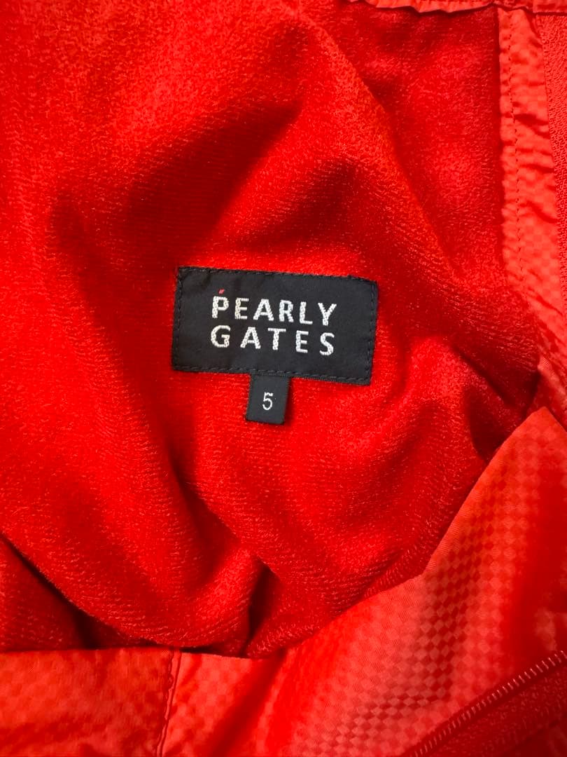 PEARLY GATES赤パンツ