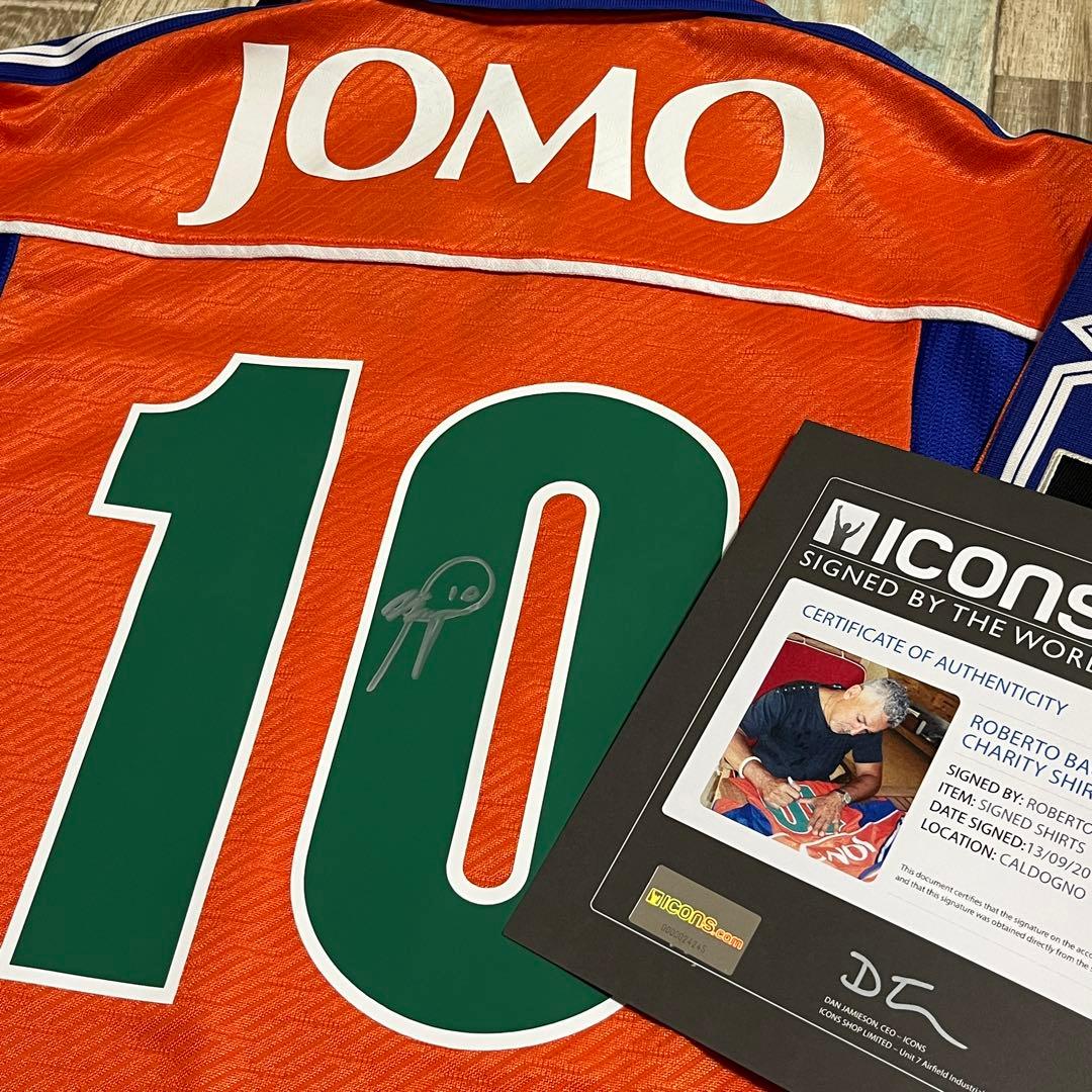 ICONS バッジョ 直筆サイン JOMO ユニフォーム 限定1着